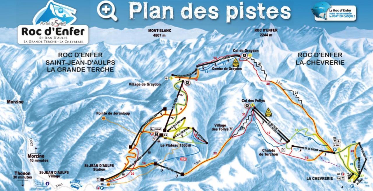 Au Pied Des Pistes B48, Chaleureux Studio 4 Pers, Balcon Plein Sud, Draps Non Compris Saint-Jean-dʼAulps Zewnętrze zdjęcie
